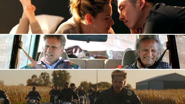 Top to bottom: Love Me (Sundance Institute), Will & Harper (Sundance Institute), The Bikeriders (Focus Features)