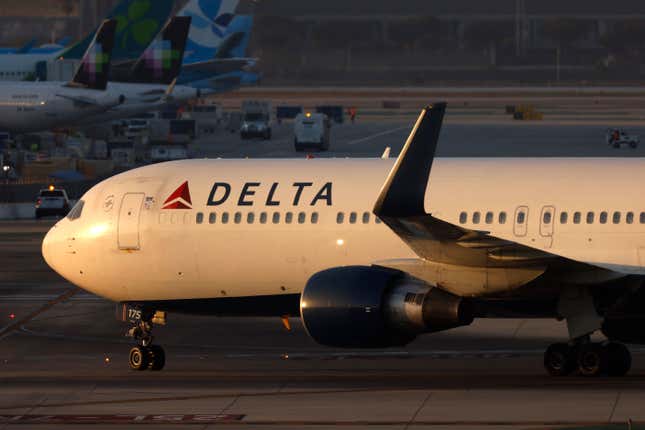 A Delta Air Lines plane