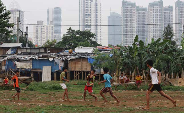 Green fields are in short supply. Love of the game is not.