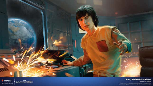 Image for article titled Get a Peek at Magic: The Gathering&#39;s New Doctor Who Set