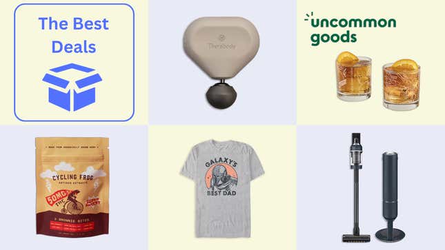 Image for article titled Best Deals of the Day: Samsung, Target, Uncommon Goods, Therabody, Cycling Frog THC Seltzer & More