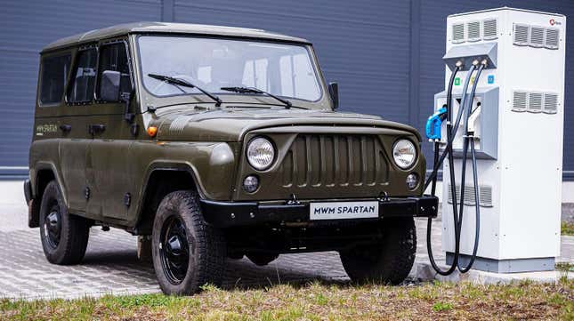 Image for article titled The MWM Spartan EV Updates A Soviet Off-Road Icon, But Doesn&#39;t Come Cheap