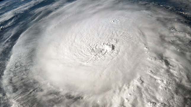 A photo of Hurricane Milton from space 