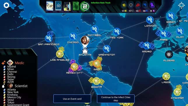 Pandemic: The Board Game - On the Brink: Mutation Screenshots and ...