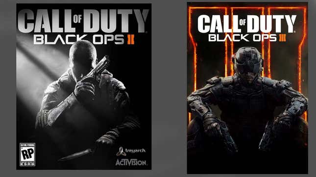 Uma imagem mostra a capa do BLOPS 2 e 3. 