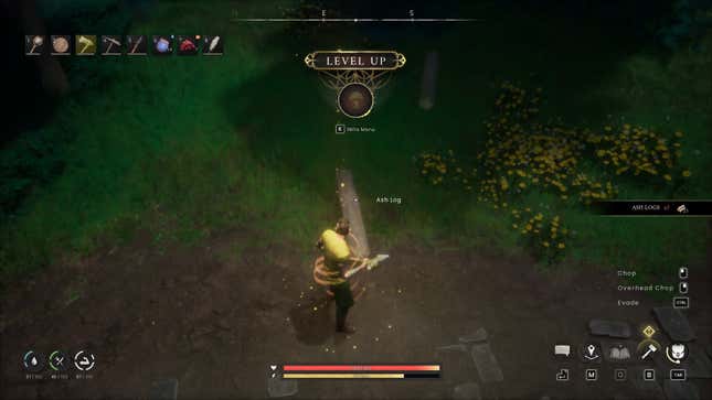 The Woodcutting skill tree in RuneScape Dragonwilds