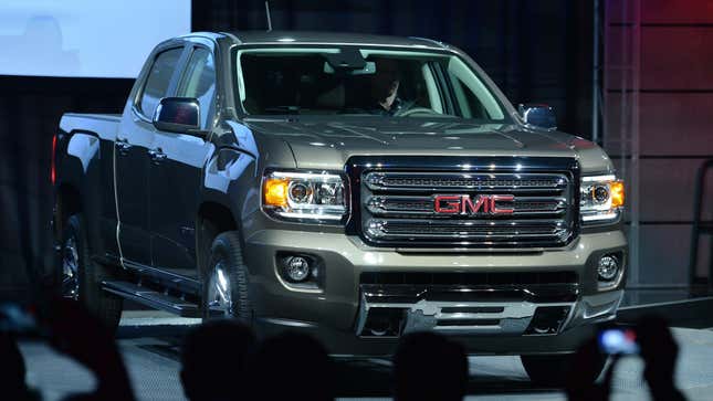 The GMC Canyon was named by Consumer Reports as having no pedestrian detection features.