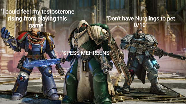 Image for the article titled “Warhammer 40,000: Space Marine 2, told by Steam reviews”