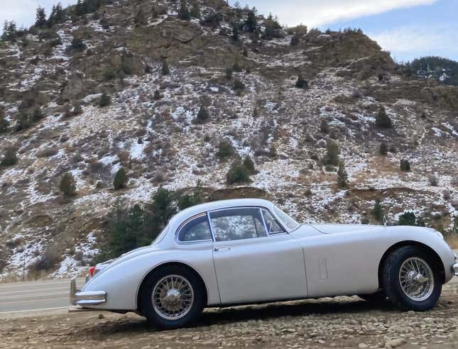 Image for article titled At $60,000, Is This 1959 Jaguar XK150 FHC The Cat’s Pajamas?