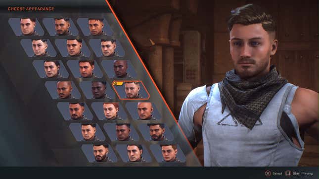 Choosing the freelancer preset.