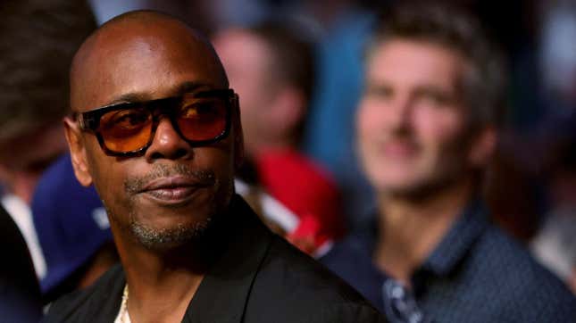 Dave Chappelle looks on during UFC 264: Poirier v McGregor 3 on July 10, 2021 in Las Vegas, Nevada.