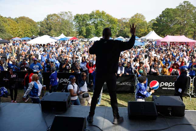 Doug E. Fresh tritt beim Hampton Homecoming  auf. Historically Better: powered by Pepsi Stronger Together und Doritos SOLID BLACK an der Hampton University am 22. Oktober 2022 