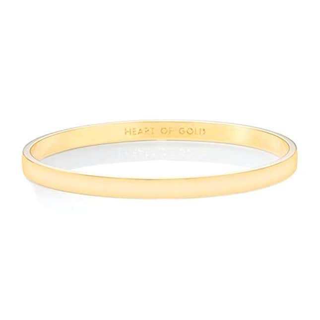 Image for article titled kate spade new york Idiom Collection "Heart of Gold" Bangle Bracelet, Now 25% Off