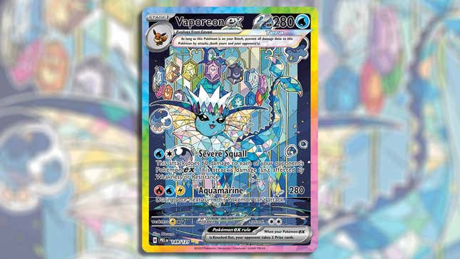 Image for article titled Pokémon&#39;s New Prismatic Evolutions Cards Are Selling For Crazy Money