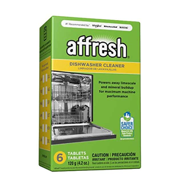 Image for article titled Affresh W10549851 Dishwasher Cleaner 6 Tablets Formulated to Clean Inside All Machine Models, Now 17% Off