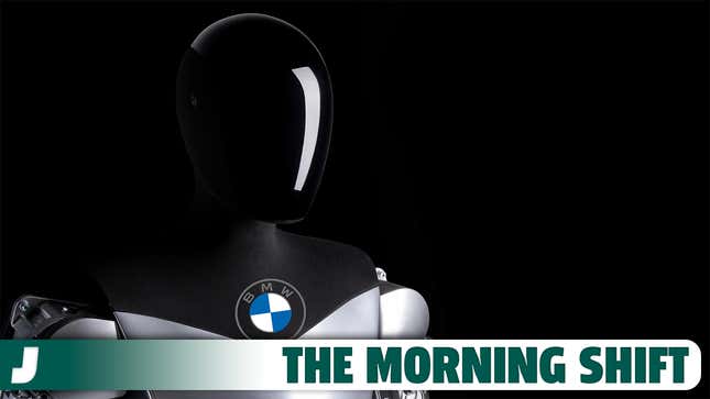 Image for article titled BMW Is Looking To Mimic Tesla&#39;s Robot Workers