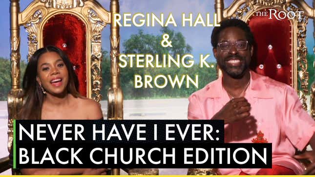 Regina Hall & Sterling K. Brown Play <i>Never Have I Ever: Black Church Edition</i>