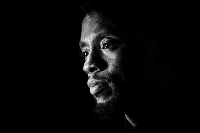 Chadwick Boseman attends the European Premiere of Marvel Studios’ “Black Panther” on February 8, 2018 in London, England.Photo: Gareth Cattermole for Disney (Getty Images)