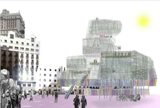 Architects Espegel-Fisac’s designs for the new-look Mercado de Mostenses, a market in Madrid.