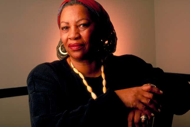 Author Toni Morrison at home.