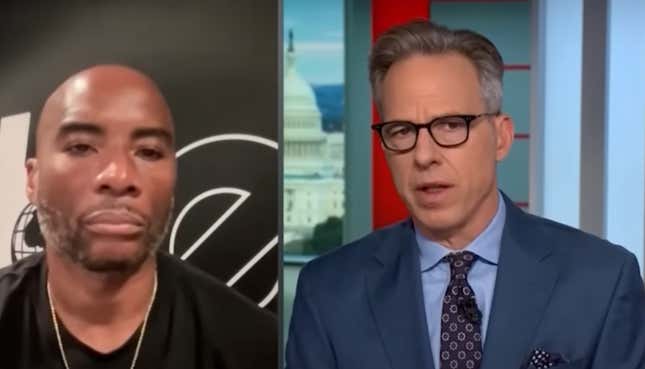 Image for article titled Charlamagne Tha God Takes Issue With Jake Tapper’s ‘Weird’ Kamala Harris Question