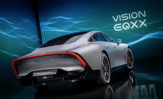 Mercedes-Benz EV Concept Has High Range And Low-ish Power