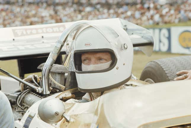 Pete Lovely at the 1970 British Grand Prix.