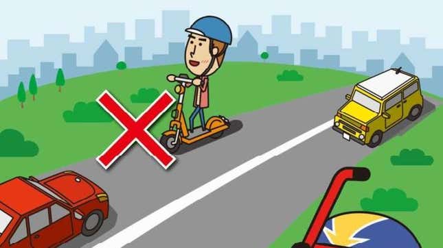 Image for article titled E-Scooter Traffic Violations Increased 400 Percent In Japan In Last Six Months