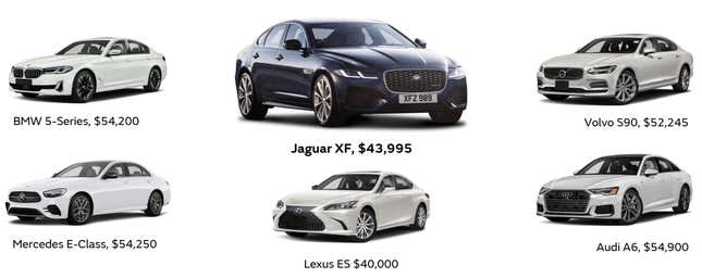 Image for article titled The 2021 Jaguar XF Is The Last Of Its Kind