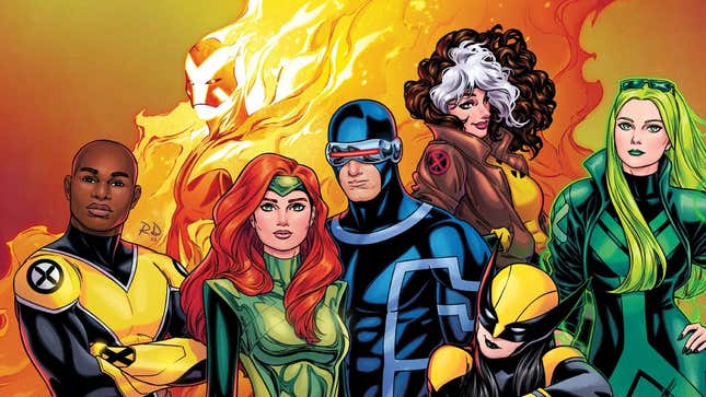 Portada variante de Russell Dauterman para X-Men (2021) #1.