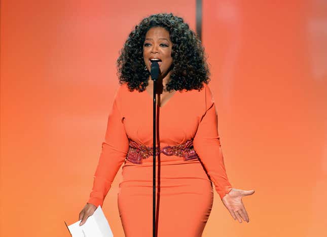  Oprah Winfrey speaks onstage at the 46th Annual NAACP Image Awards on February 6, 2015 in Pasadena, California.