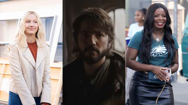 Judy Greer in Reboot; Diego Luna in Andor; Janelle James in Abbott Elementary 