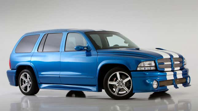 A blue Shelby Dodge Durango SP360 SUV