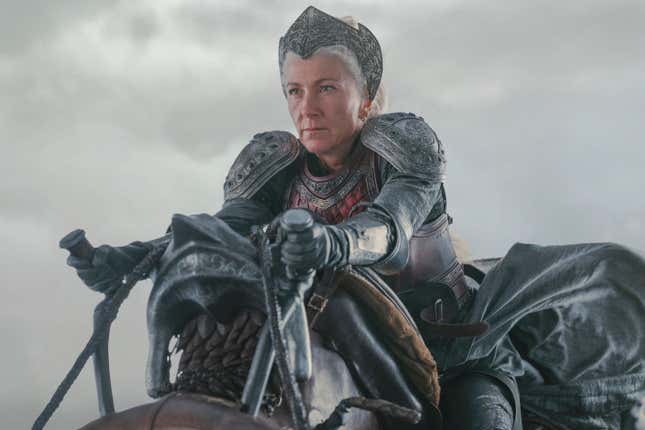 Eve Best als Rhaenys in „House of the Dragon“.