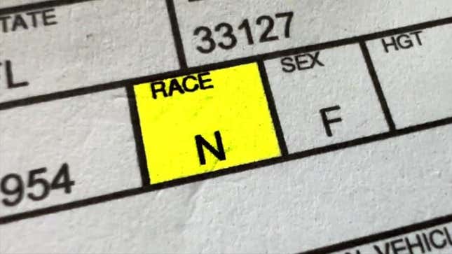 Image for article titled Black Woman&#39;s Red Light Ticket Lists Her Race As ‘N’