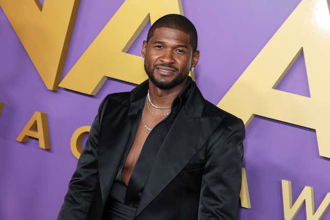 Usher at the 55th NAACP Image Awards held at The Shrine Auditorium on March 16, 2024 in Los Angeles, California.