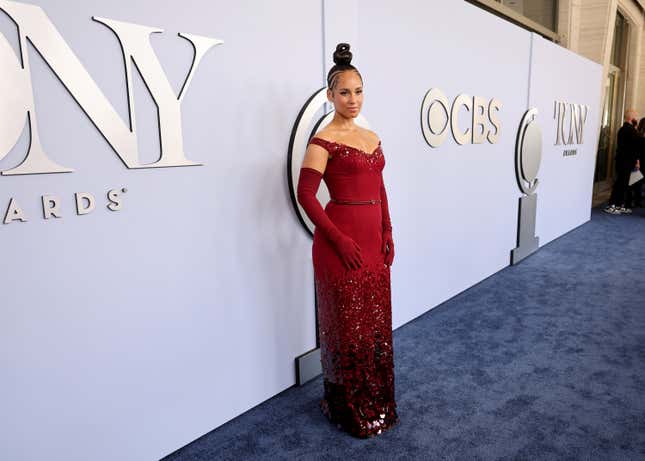 Alicia Keys attends The 77th Annual Tony Awards at David H. Koch Theater at Lincoln Center on June 16, 2024 in New York City.