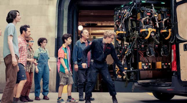 Image for article titled Ghostbusters: Frozen Empire&#39;s Director Talks Franchise Evolution, Missing Family Members, and More