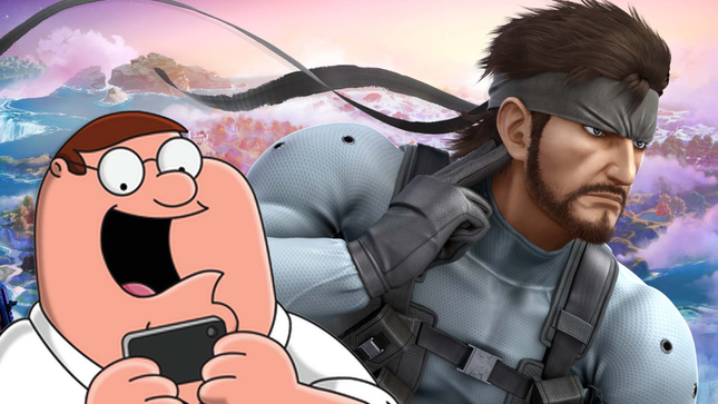 Une image montre Peter Griffin et Solid Snake ensemble. 