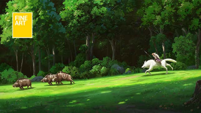 A Princess Mononoke Illustration