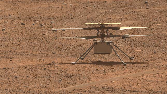 Image for article titled NASA&#39;s Mars Helicopter Is Dead, So Pour One Out