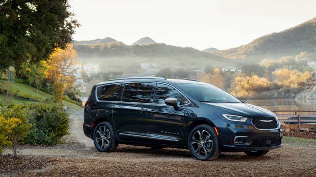 A photo of a Chrysler Pacifica minivan. 