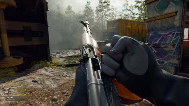 The reloading animation for the AK-47 in Black Ops 6