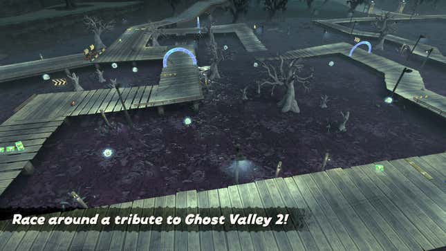 An overview of the Ghost Valley 2 tribute race.