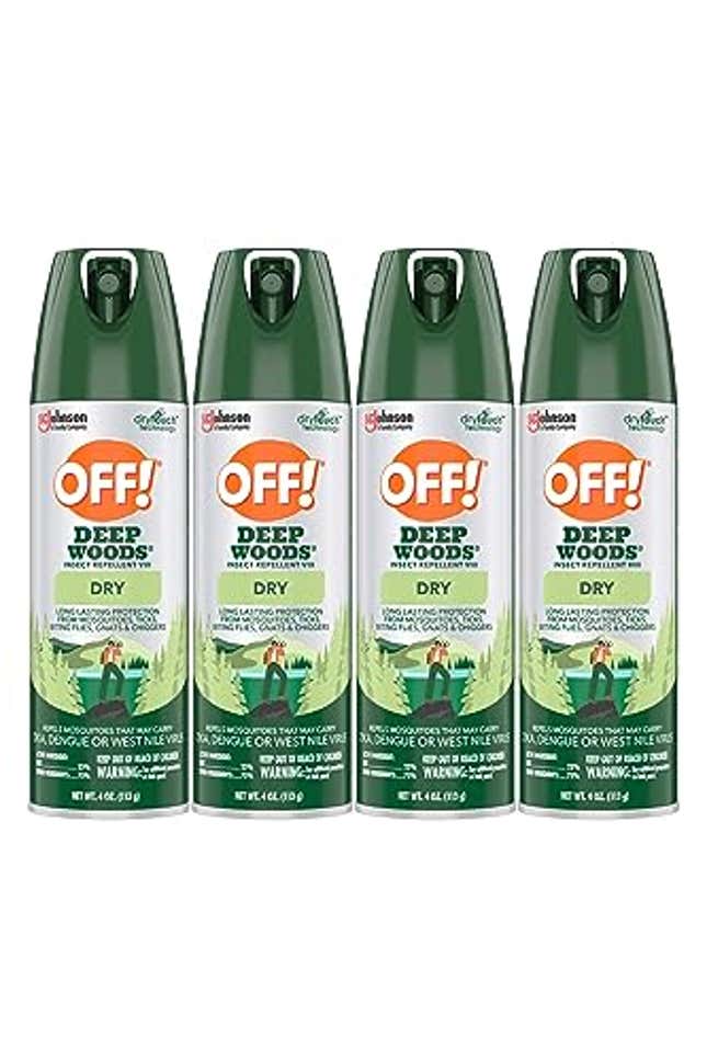 Image for article titled OFF! Deep Woods Insect Repellent Aerosol, Now 34% Off