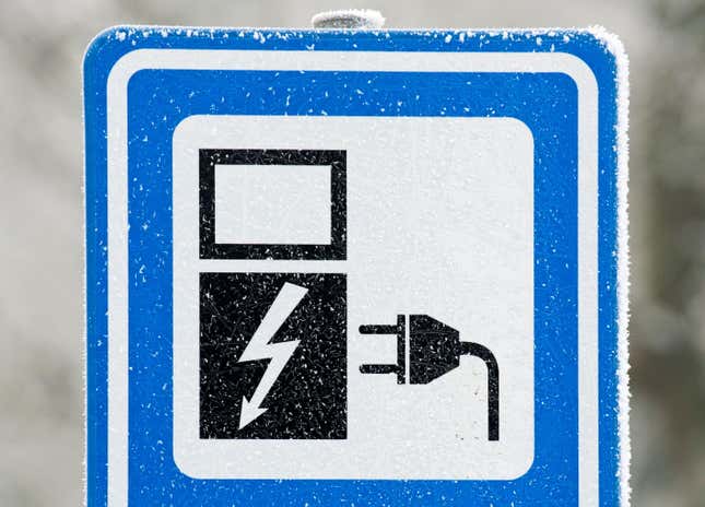 Image for article titled Winter Weather Can Zap Almost One Third of Your EV's Range