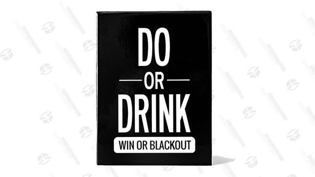 The game Do or Drink, Win or Blackout is pictured.