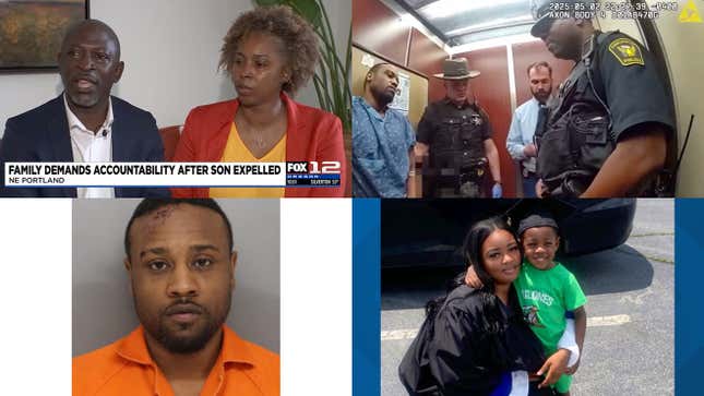 Image for article titled Oregon Principal Calls Police on Black Parents Demanding Answers About Their Son, TikTok Fired Up Over Black Officer's Response to Alleged Cop Killer, Karmelo Anthony to Receive Diploma While on Trial, Legal Expert Weighs In On Rodney Hinton Mental Health Defense and Other News Stories From the Week