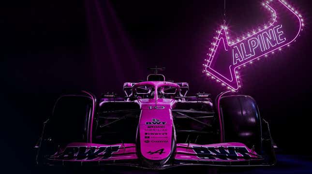 Image for article titled Life Is Beautiful: Alpine Will Run An All-Pink Livery Again