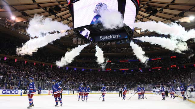 Madison Square Garden - New York Rangers fan banned for life after